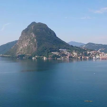 Flat With Amazing View Over The Gulf Of Lugano